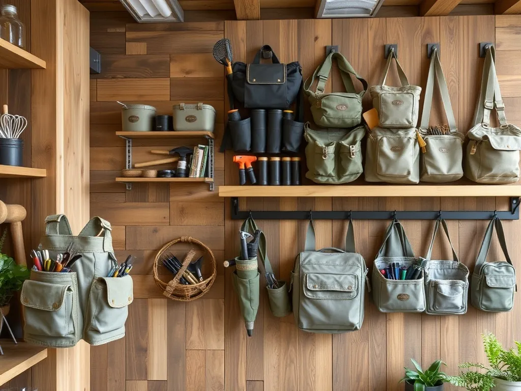 Measuring tape resting on a tool belt